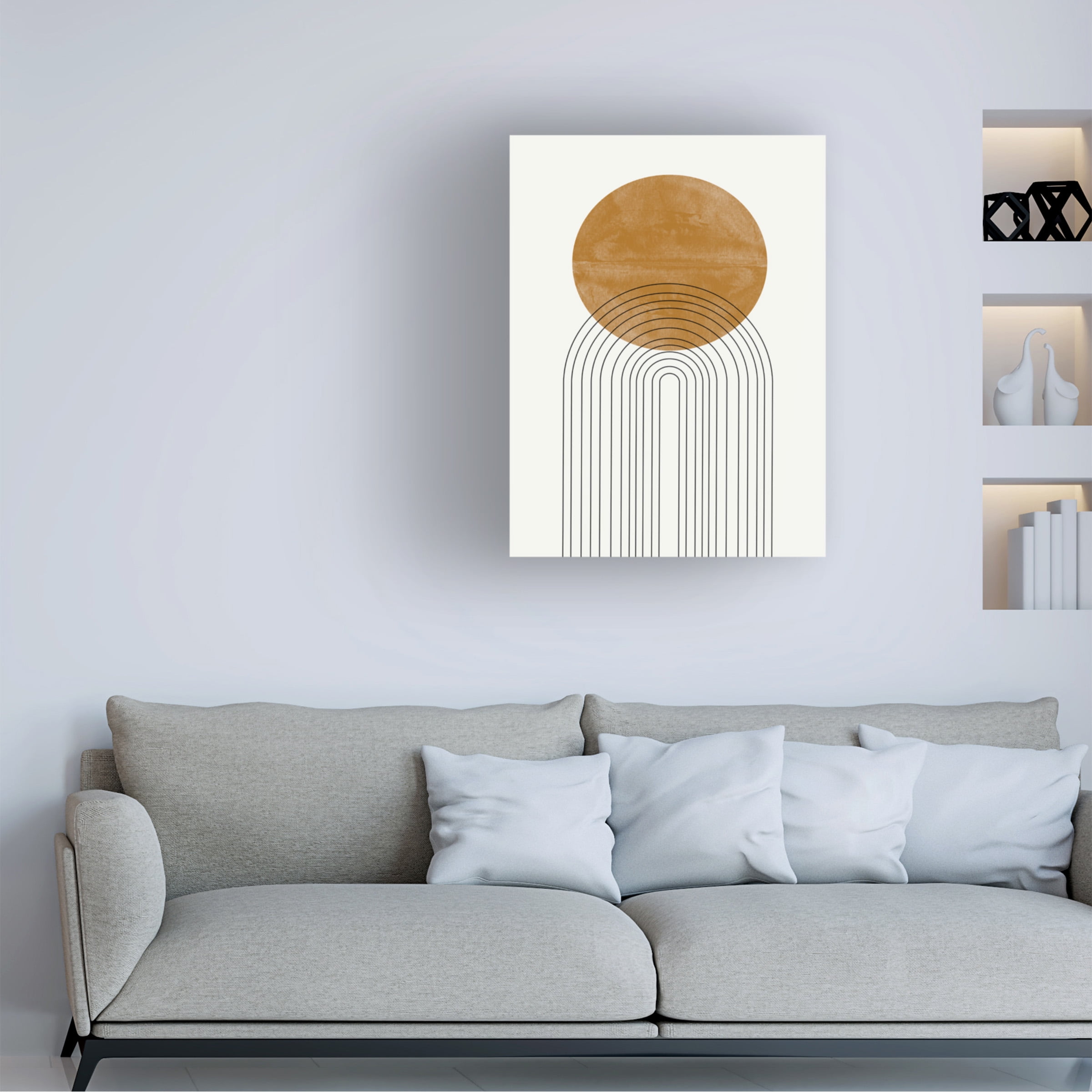 THE MIUUS STUDIO 'Abstract Flow No2' Canvas Art