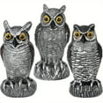 thumbnail image 3 of Guardoinrt PE Owl Ornament For Bird Repellent In Crops And Unique Simulation Technology Round ears, 3 of 6