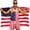 Red, variant on 250th Anniversary Mens American Flag Overalls Shorts Jumpsuit 4th of July Bib Coveralls