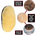 thumbnail image 3 of 2pcs Natural Wool Car Wash Mitt Extra Sheepskin Wash Mitt, 3 of 5
