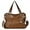 Brown, variant on PU Leather Shoulder Bag Large Capacity Tote Bag with Rivet Underarm Bag for Women Work Shopping Travel