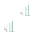 thumbnail image 1 of Longjian Earpick Rechargeable LED Spoon Ear Wax Removal Tool Curette Plastic Washable Reusable for Dig Care Cleaning Remover Green 2Set, 1 of 6