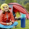 thumbnail image 3 of Tapa de pajita para beber de botella de cuello ancho, tapa de bebida con cierre deportivo compatible con la mayoría de las botellas de boca ancha Adepaton 2034144-2, 3 of 9