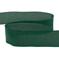 thumbnail image 5 of Northlight Solid Green Wired Edge Craft Christmas Ribbon 2.5 x 10 Yards - 2.5", 5 of 7