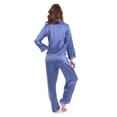 thumbnail image 2 of Women's 100% Silk Pajama Set - Luxury Sleepwear Pjs by TexereSilk (Morning Dew), 2 of 4