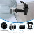 thumbnail image 5 of Replacement Cooler Faucet Water Bottle Jug,Water Dispenser Tap Set,BPA-Free Plastic Spigot Spout Water Beverage Lever Pour Dispenser Valve,Water Crock Tap (4 Black), 5 of 8