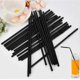 thumbnail image 3 of 600 Pcs Plastic Straws, Black Reusable Straws For Drinks From Bar Party Home, 22 Cm (calibre 6 Mm) 26-27s, 3 of 5