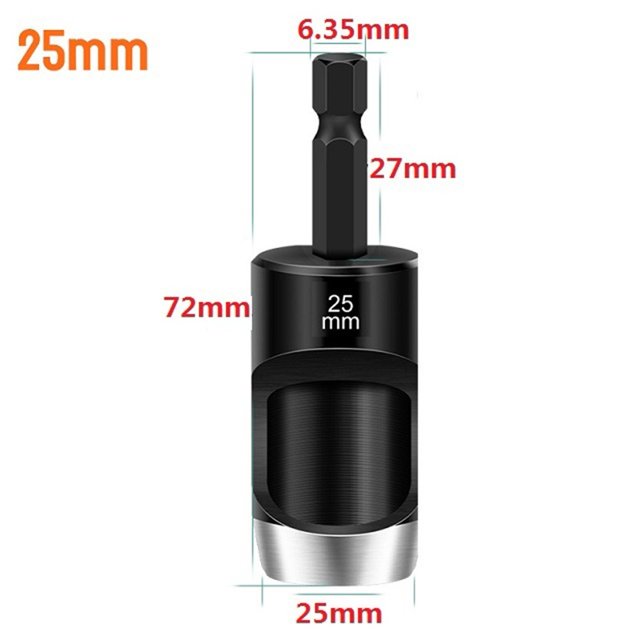 Hex Shank Adapter Electric Machine Hollow Punch for Drill Cardboard Leather Belt