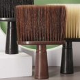 thumbnail image 4 of Milaget Barber Neck Duster Brush Neckline and Ears with Handle Remove Loose Hair Styling Brown, 4 of 9