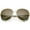 White / Lavender, variant on Women's Polarized Oversize Sunglasses Metal Arms Neutral Colored Lens 60mm (Tortoise / Amber)