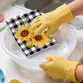 thumbnail image 6 of Sunflower Pattern Kitchen Dish Towel, Absorbent Cotton Hand Towel for Cooking, Baking, Dish Washing and Counter Cleaning, Decorative Floral Tea Towel for Home Kitchen and Dining Room, 24*16in, B, 6 of 7