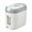 Gray, variant on JOGZMZ Airtight Rice Dispenser ,Cover Rice Bucket for Cereal Grain Flour Rice Beans Pet Food CountertopLarge Rice Storage Container with Lid,Proof Household Cereal