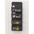 thumbnail image 2 of Over Door Wall Mount 4 Clear Window Pocket Organizer, 2 of 3