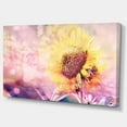 thumbnail image 2 of Sunflower With Rainbow Light Effect - Floral Canvas Art Print, 2 of 4