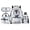Penguin with Camera, variant on Yspwyqan Musical Capybara Backpack Set for Kids, 4Pcs 17 Inch 600D Polyester Kids Backpack and Lunch Box Set with Pencil Case for Elementary School