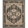 thumbnail image 7 of SAFAVIEH Chelsea Flowers Floral Wool Area Rug, Black/Natural, 8'9" x 11'9", 7 of 7