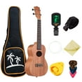 thumbnail image 2 of Ukelele Soprano Uke de chapa de 23 pulgadas guitarra hawaiana de 4 cuerdas, 2 of 8