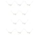 thumbnail image 1 of Collar del zodiaco sweethay 20 piezas Virgo Plata, 1 of 5