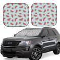 thumbnail image 1 of Wukai Watermelon Car Front Windshield Sun Shade,Sun Visor Shield Block Automotive Interior Protector Blocks UV Rays-Medium, 1 of 6