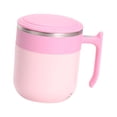 thumbnail image 4 of Coctelera eléctrica portátil de mezcla de la proteína del apretón cómodo 300ml del regalo de la taza magnética rosa, 4 of 8