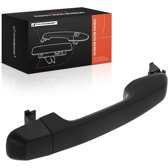 A-Premium Front Right Passenger Side Exterior Door Handle Compatible with Toyota 4Runner 2010-2020, Textured Black, Replace# 69250-60040