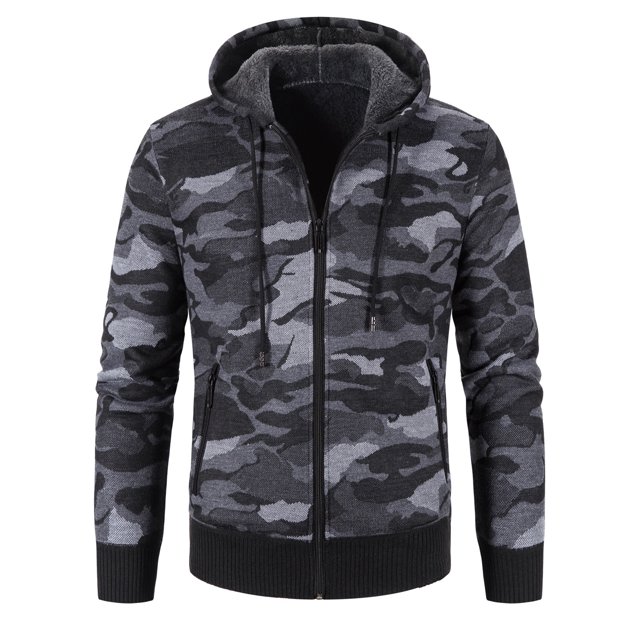 Tricot à Col Roulé d'Hiver pour Hommes à Manches Longues avec Fermeture Éclair