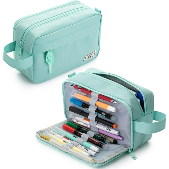 Mr. Pen- Large Capacity Pencil Case, Mint Green, Pencil Pouch, Pencil Bag, Pen Case