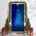 thumbnail image 4 of Darzheoy Christmas Door Curtain with Snowman and Santa Print Hanging Cloth Decor for Indoor Party Background, 4 of 6