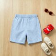 thumbnail image 6 of Boys Summer 2-Piece Set 6-12 Months 12-24 Months 2t 3t 4t 5t 6t 7t Children Cool Print Short Sleeve T-Shirt And Elastic Waist Shorts,Lightweight(Blue,3-4 Years), 6 of 6