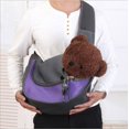thumbnail image 3 of Bolsa para mascotas, bolsa de viaje para perros y gatos, bolso bandolera portátil, mochila de malla transpirable para mascotas, suministros para mascotas, 3 of 5