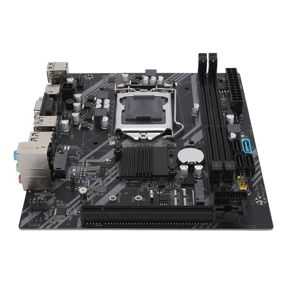 Computer Motherboard, PCIe X16 Slot 4 USB2.0 2 USB3.0 Dual Channel DDR3 B75 Gaming Motherboard  for LGA1155 2nd 3rd Gen CPU
