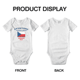thumbnail image 3 of Everyone Loves a Nice Czech Boy Baby Bodysuits Newborn Clothes (White, 12-18 Months), 3 of 5