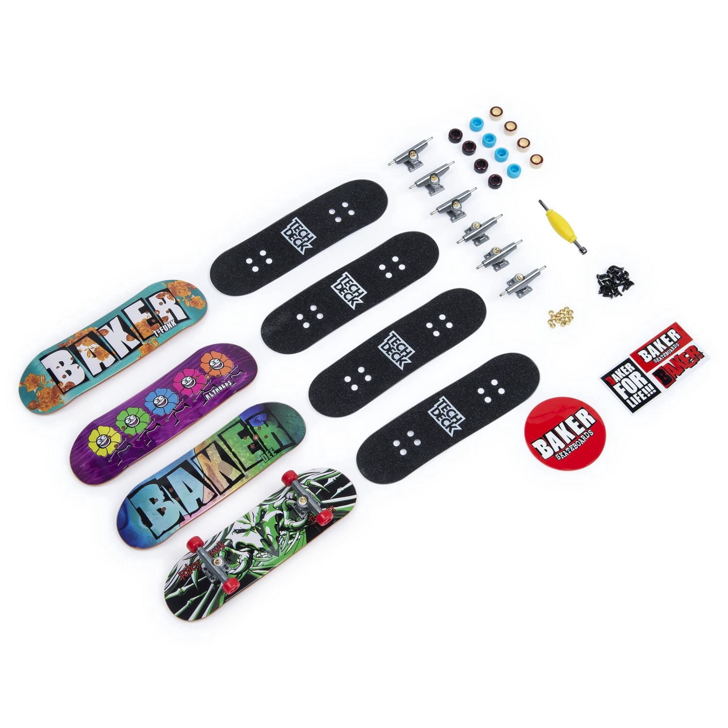 Tech Deck, Ultra DLX 4-Pack Fingerboards (Styles Vary)
