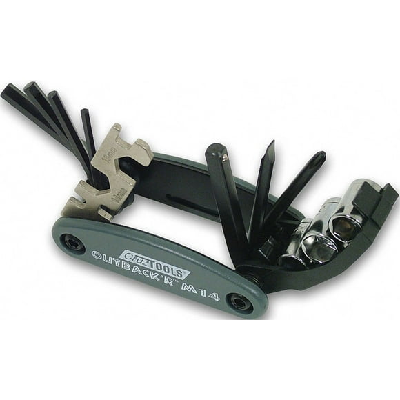 Cruztools Om14 Multiherramienta Métrica Plegable Para Moto Atv Utv Pwc Snow Negro