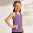thumbnail image 5 of Grblisyd Girls Athletic Tank Tops Kids Racerback Sleeveless Workout Running Sports Shirts 1-13 Years, 5 of 6