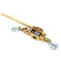 4400LB 2 Ton Hand Lever Block Chain Hoist Ratchet Type Puller Come Along Cable
