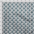 thumbnail image 3 of oneOone Viscose Jersey White Fabric Bird Block Craft Projects Decor Fabric Printed By The Yard 60 Inch Wide, 3 of 5