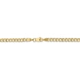thumbnail image 4 of 14K Yellow Gold 3.35mm Semi-Solid Curb Link Chain 20 Inch, 4 of 5