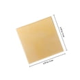 thumbnail image 2 of unbranded 4Ud Placas Metálicas De Latón Para DIY Uso Fácil De Cortar Y Pulir Para Reparaciones Y Artesanías, 2 of 7