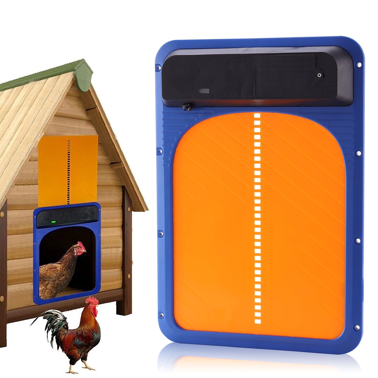 Waterproof Automatic Chicken Coop Door with Solar Powered and 3*AAA