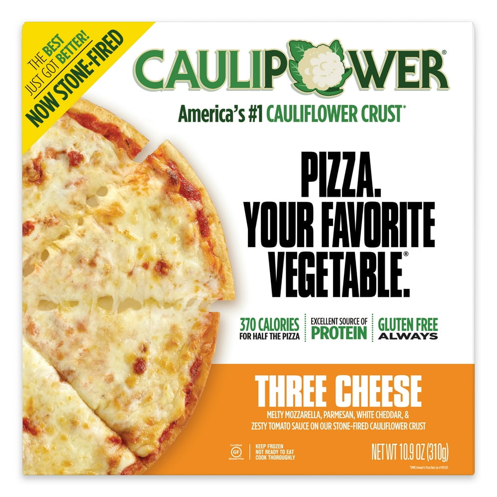 CAULIPOWER Three Cheese Stonefired Cauliflower Crust Pizza, 10.9 oz