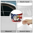 thumbnail image 6 of KUIFORTI Car Hood Cover American Flag Hood Covers for Cars, Eagle Automotive Decorations Car Accessories for Women Men, Easy to Clean and Install, 6 of 6