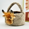 thumbnail image 2 of Easter Bunny Basket Plush Rabbit Bucket Tote Bag for Home Party School Easter Egg Storage Bag Gift Bag Easter Decorative Ornament, 2 of 7
