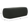 thumbnail image 2 of SAFAVIEH Whitley Modern Boucle Ottoman, Black, 2 of 9