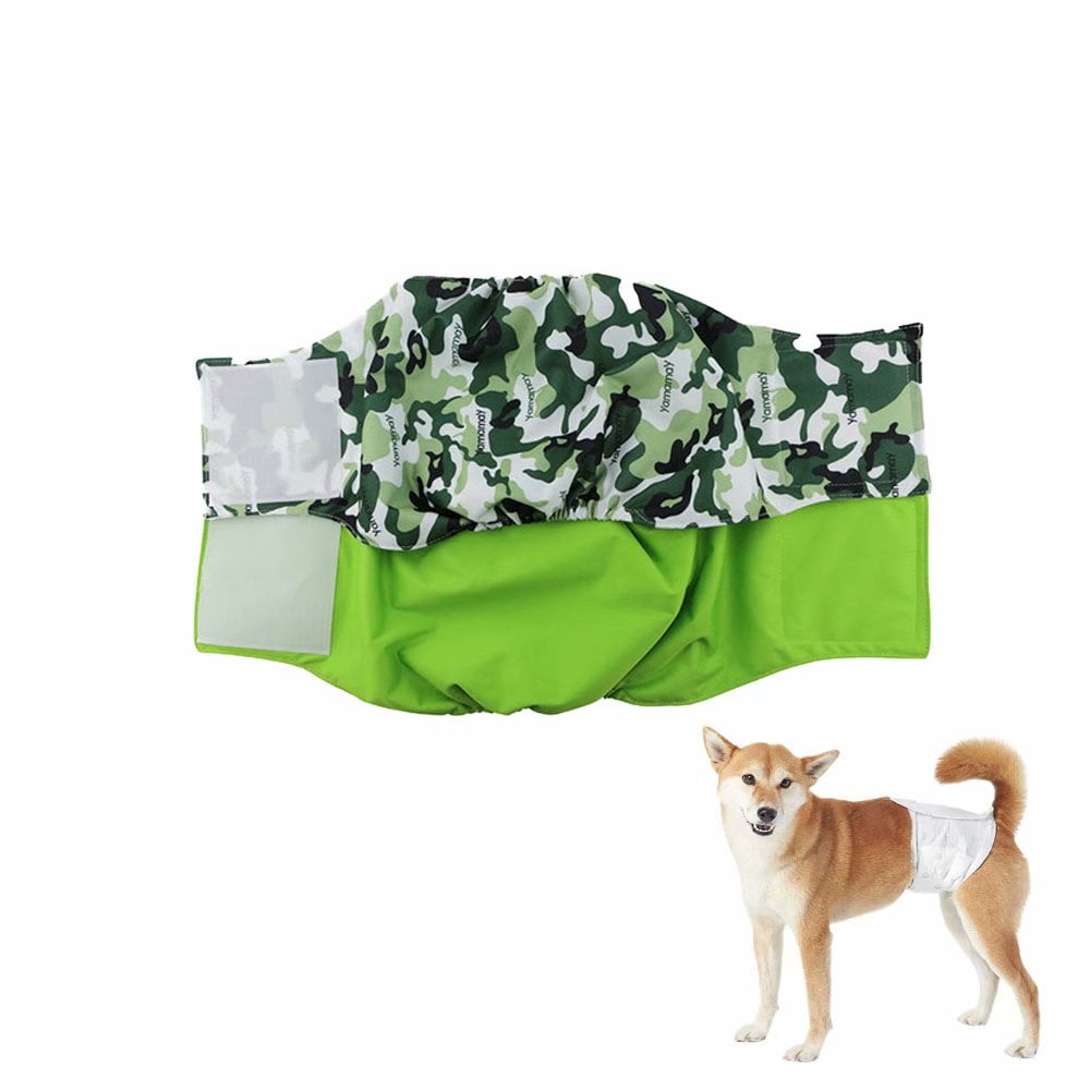 Washable male dog diaper, reusable male dog belly male dog