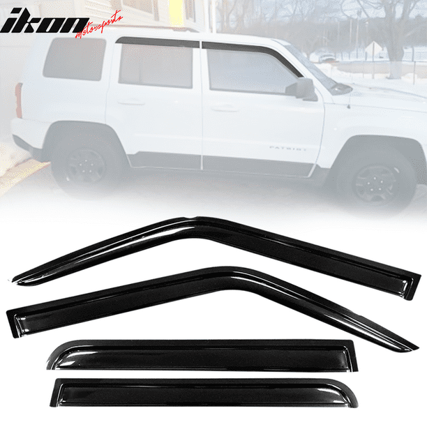 Compatible with 0718 Jeep Patriot Acrylic Window Visors Vent