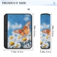thumbnail image 6 of ALAZA Butterfly Daisy Flower Car Seat Belt Adjuster Neck Covers Shoulder Cushions Pads S, 6 of 8
