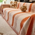 thumbnail image 1 of Nvzi Couch Cover Chenille Sofa Covers Sofa Towel Cover for Living Room Sofa Easy Fit Washable Furniture Sofa Protector (70.87*165.35inch,Orange), 1 of 4