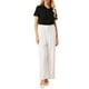 thumbnail image 2 of INSPIRAR CHIC Body de Mujer con Botones, Cuello, Manga Corta, Leotardo de Oficina, Talla XL, Negro, 2 of 4