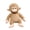 light brown, variant on Cartoon Plush Monkey Stuffed Animal Doll Zoo Commemorative Gift for Friends